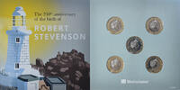 Jersey Set Coin, Set_5 x 2 livres 2022 - Ensemble phares britanniques de -