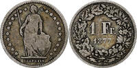 Switzerland Franc Coin, Bern, Silver, KM:24 -