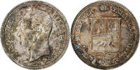 Venezuela 25 Centimos Coin, Silver, KM:35a -