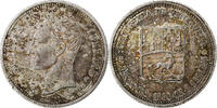 Venezuela 50 Centimos Coin, Paris, Silver, KM:36a -