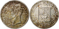Venezuela 50 Centimos Coin, Paris, Paris, Silver, KM:36a -