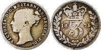 Great Britain 3 Pence Coin, Victoria, British Royal Mint -