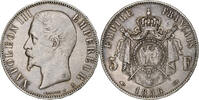 France 5 Francs Napoleon III, Paris, Silver, KM:782.1 -