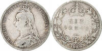 Great Britain 6 Pence Victoria, Silver, KM:760, Spink:3929 -