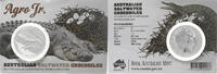 Australia 1 Dollar Elizabeth II, Saltwater Crocodile, 1 Oz -