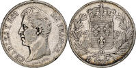 France 5 Francs Charles X, Paris, Silver, Gadoury:644, Le -