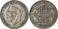 Great Britain 1/2 Crown George V, Silver, Spink:4037, KM:835 -