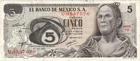 Mexico 5 Pesos 1971-10-27 -