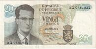 Belgium 20 Francs 1964-06-15 -