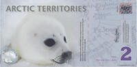 United States Dollar Banknote, 2 DOLLAR ARTIC TERRITORIES -