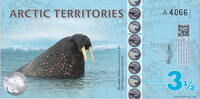 United States Dollar Banknote, 2 DOLLAR ARTIC TERRITORIES -