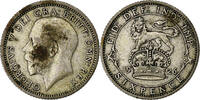Great Britain 6 Pence George V, Silver, KM:815a.2 -