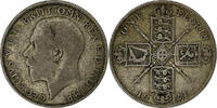 Great Britain Florin, Two Shillings George V, Silver, KM:817a -