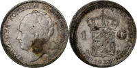 Netherlands Gulden Wilhelmina I, Silver, KM:161.1 -