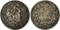 France Franc Louis-Philippe, Paris, Silver, KM:748.1 -