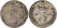 Great Britain 3 Pence Victoria, Silver, KM:758 -