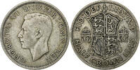 Great Britain 1/2 Crown George VI, Silver, KM:856 -