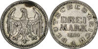 GERMANY, WEIMAR REPUBLIC 3 Mark Berlin, Silver, KM:Pn258 -