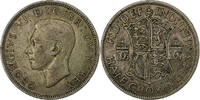 Great Britain 1/2 Crown George VI, Silver, KM:856 -