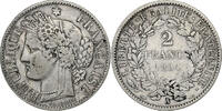 France 2 Francs Cérès, Paris, Silver, KM:817.1 -