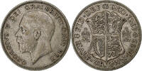 Great Britain 1/2 Crown George V, Silver, KM:835 -