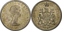 Canada 50 Cents Elizabeth II, Ottawa, Silver, KM:56 -