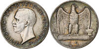 Italy 5 Lire Vittorio Emanuele III, Rome, Silver, KM:67.2 -