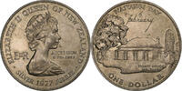 New Zealand Dollar Elizabeth II, Copper-nickel, KM:46 -