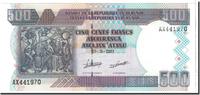 Burundi 500 Francs Banknote, 2007-10-01, KM:38d -