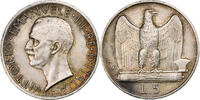 Italy 5 Lire Vittorio Emanuele III, Rome, Silver, KM:67.1 -