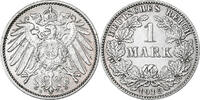 German Empire Mark Wilhelm II, Muldenhütten, Silver, KM:14 -