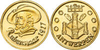Belgium Medal Brussels, Gold, Medaille 400 ans de PETER PAUL RUBENS. -