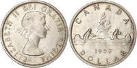 Canada Dollar Elizabeth II, Ottawa, Silver, KM:54 -