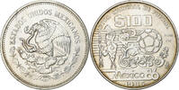 Mexico 100 Pesos Mexico City, Silver, KM:499 -