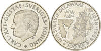 Sweden 100 Kronor Carl XVI Gustaf, Stockholm, Silver -