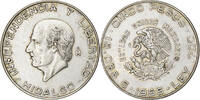 Mexico 5 Pesos Mexico City, Silver, KM:469 -