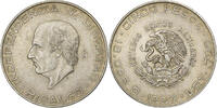 Mexico 5 Pesos Mexico City, Silver, KM:469 -