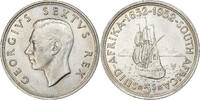 South Africa 5 Shillings George VI, Pretoria, Silver, KM:41 -