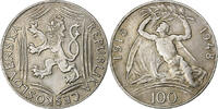 Czechoslovakia 100 Korun Silver, KM:27 -
