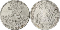 Czechoslovakia 100 Korun Silver, KM:29 -