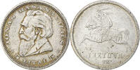 Lithuania 5 Litai Silver, KM:82 -