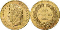 France 40 Francs Louis-Philippe, Paris, Gold, KM:747.1 -