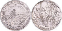 France Franc Paris, Silver, KM:1014 -