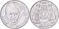France 100 Francs André Malraux, Paris, Silver, KM:1188 -