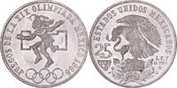 Mexico 25 Pesos Mexico City, Silver, KM:479.1 -