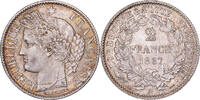France 2 Francs Cérès, Paris, Silver, KM:817.1 -