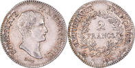 France 2 Francs Napoléon I, Paris, Silver, KM:657.1 -