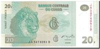 Congo Democratic Republic 20 Francs Banknote, 2003-06-30, KM:94a -