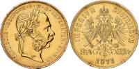 Austria 8 Florins-20 Francs 1871 Vienna Franz Joseph I, Vienna, Gold SS 990,00 EUR  Excl. 4,95 EUR Verzending