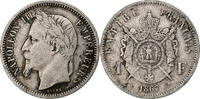 France Franc Napoleon III, Bordeaux, Silver, Gadoury:463 -